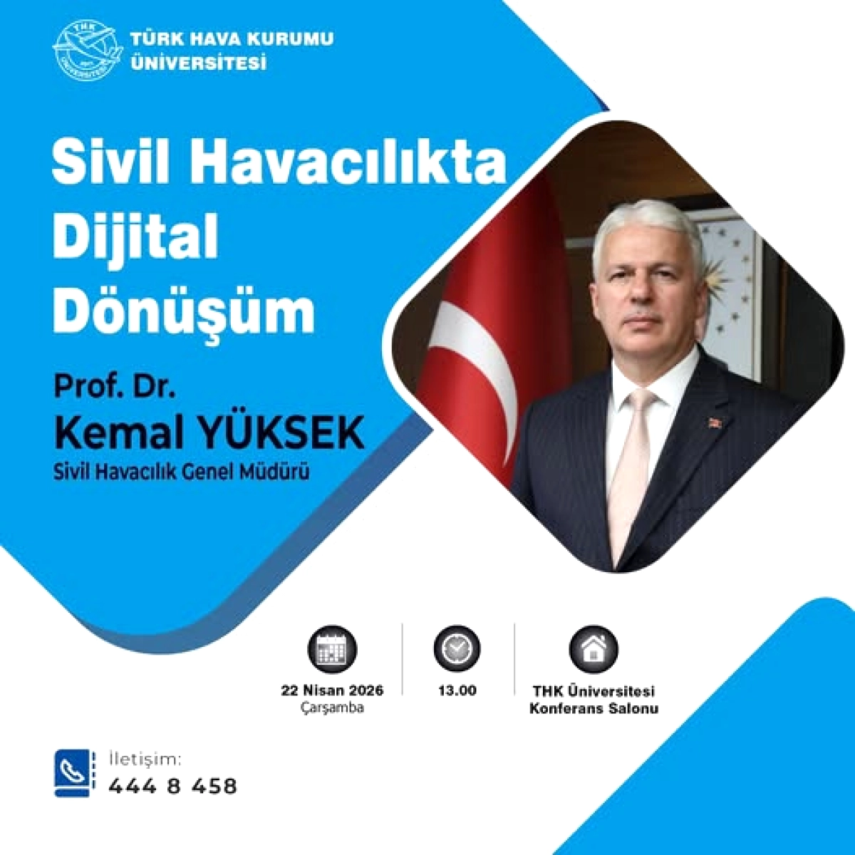 Türk Hava Kurumu Üniversitesi'nde Sivil Havacılıkta Dijital Dönüşüm Konferansı