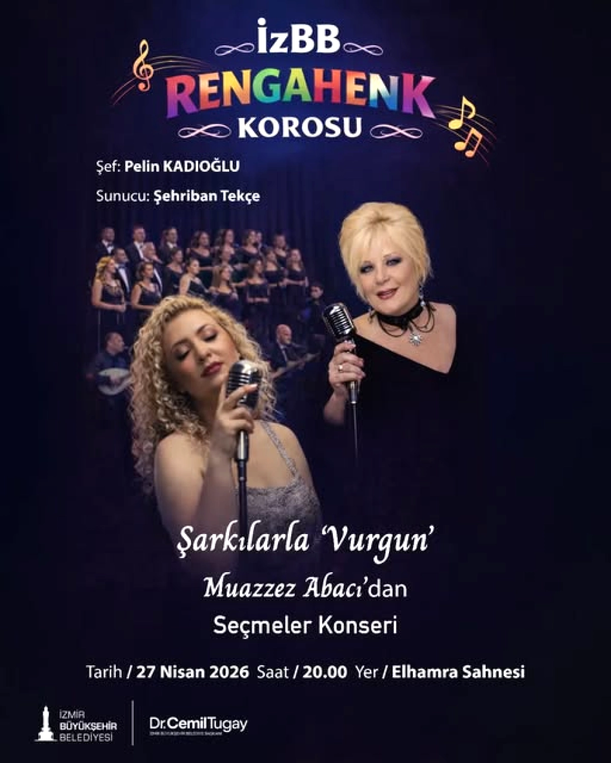 İzmir'de Ücretsiz Muazzez Abacı Konseri: 27 Nisan'da Elhamra Sahnesi'nde