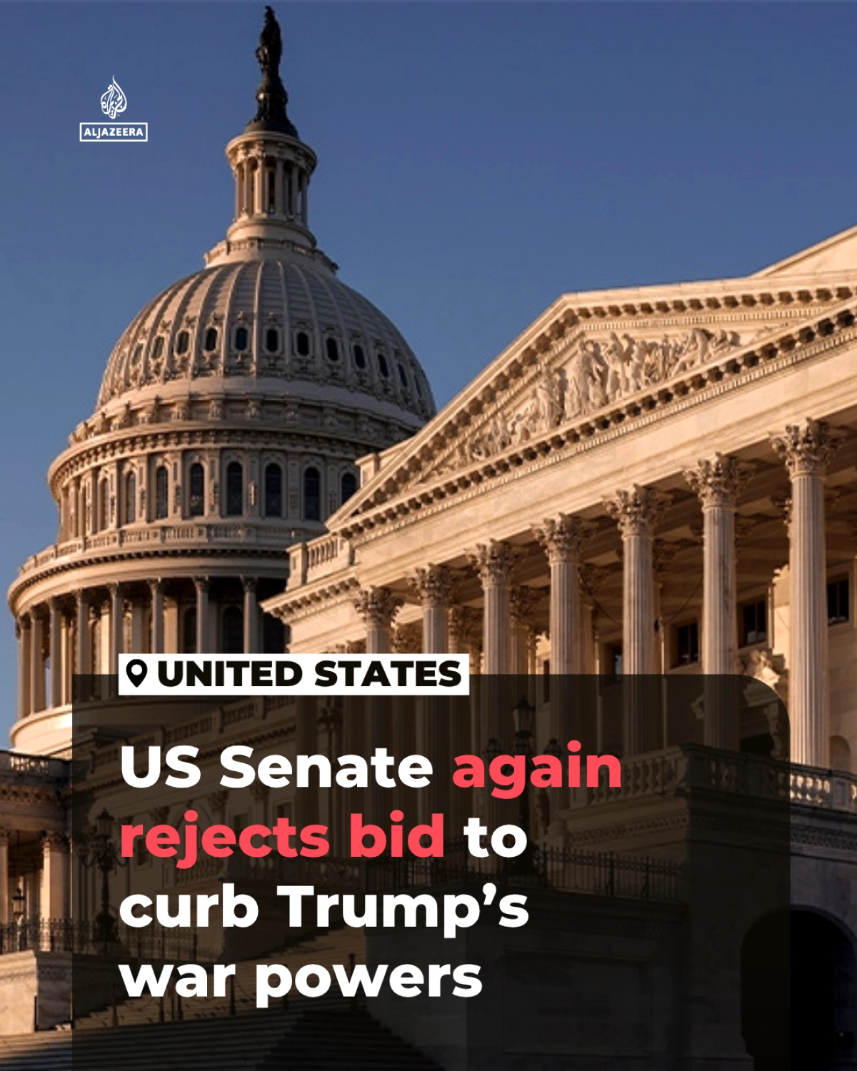 ABD Senatosu 5. Kez İran Operasyonu Tasarrisını Reddetti