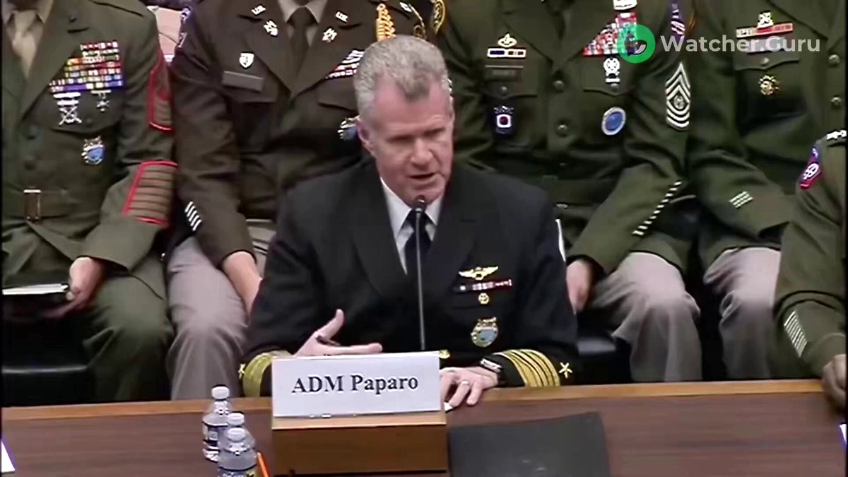 ABD Ordusu Bitcoin Ağında Node Çalıştırıyor: Amiral Paparo Açıkladı