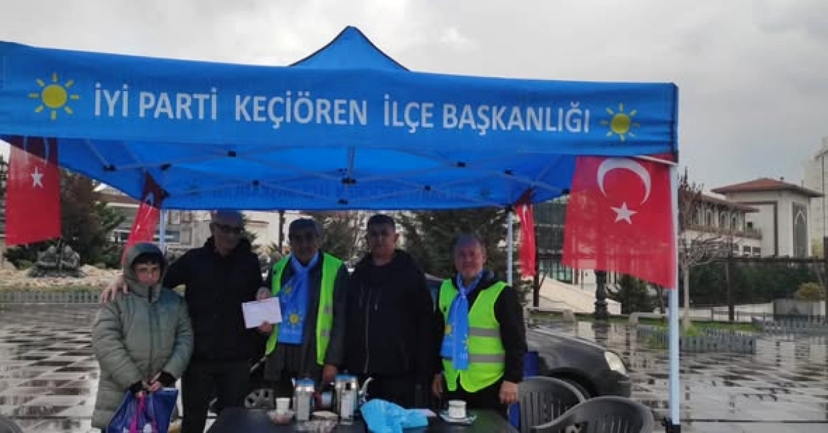 Keçiören İYİ Parti 8 Gündür Saha Çalışması Yürütüyor