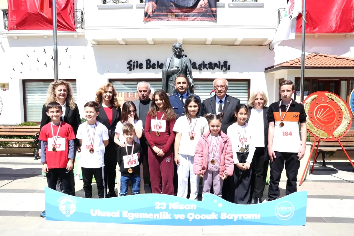Şile'de 23 Nisan Coşkusu: Çocuklar Spor ve Oyunlarla Bayramı Kutladı