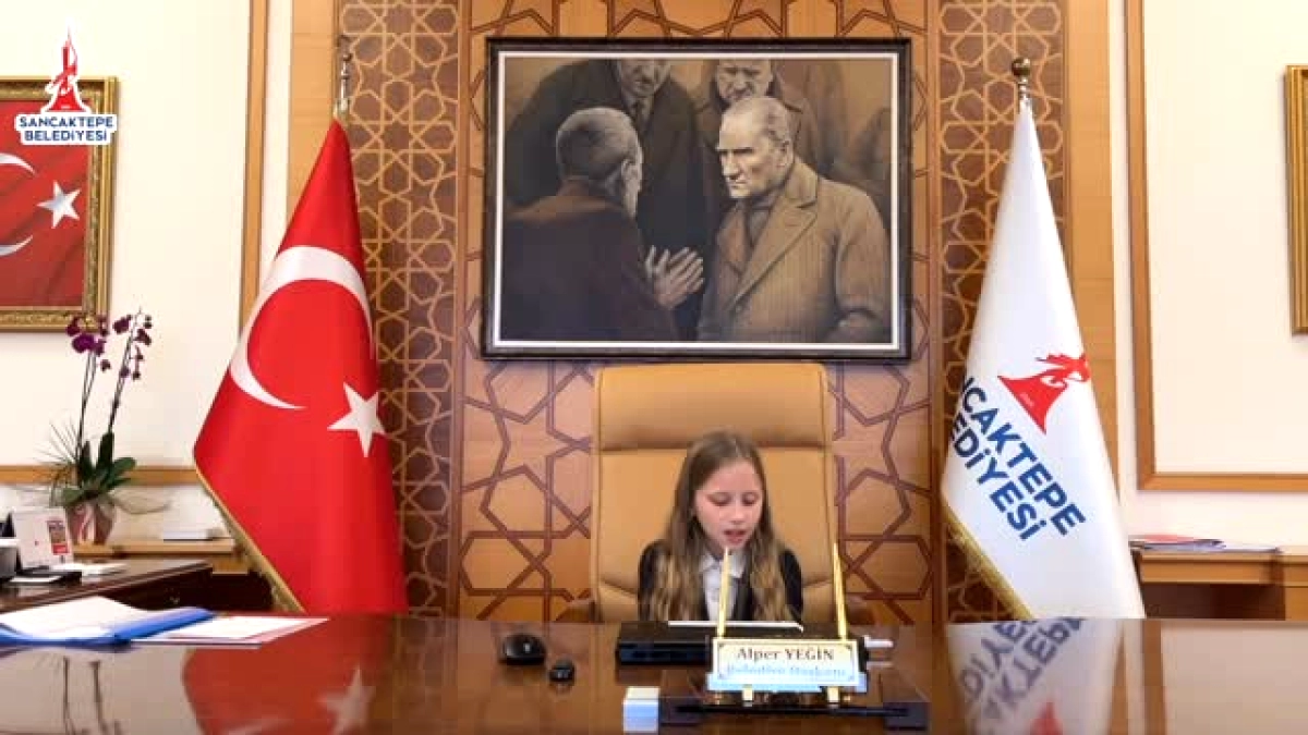 Sancaktepe'de 23 Nisan: Başkan Yeğin Koltuğunu Çocuklara Devretti