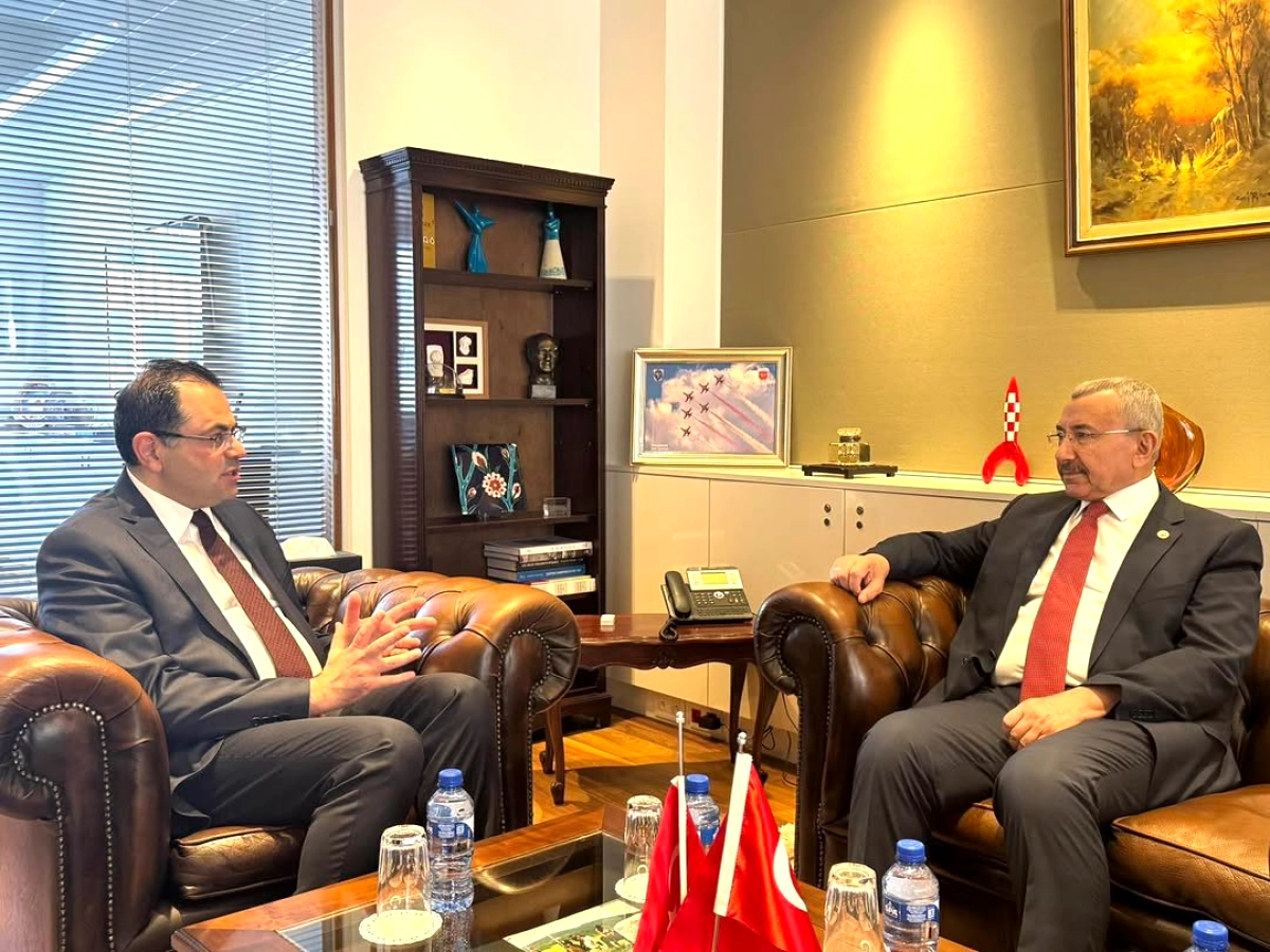 İsmail Erdem, Brüksel Büyükelçisi Tantekin ile Görüştü