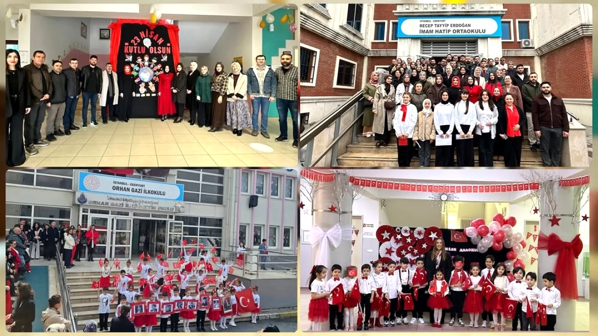 Esenyurt'ta 23 Nisan Coşkusu: Okullarda 