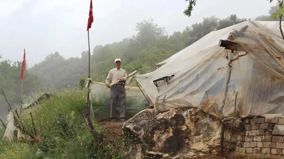 Aydın'da Güvenini Kaybeden Adam 12 Yıl Dağda Yalnız Yaşadı