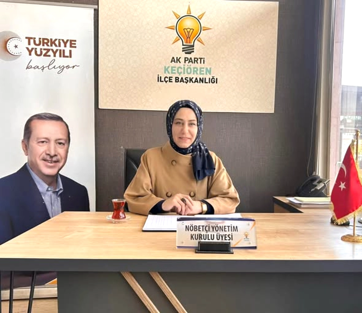 AK Parti Keçiören'de Günün Nöbetçisi Gökçe Kılıç Oldu