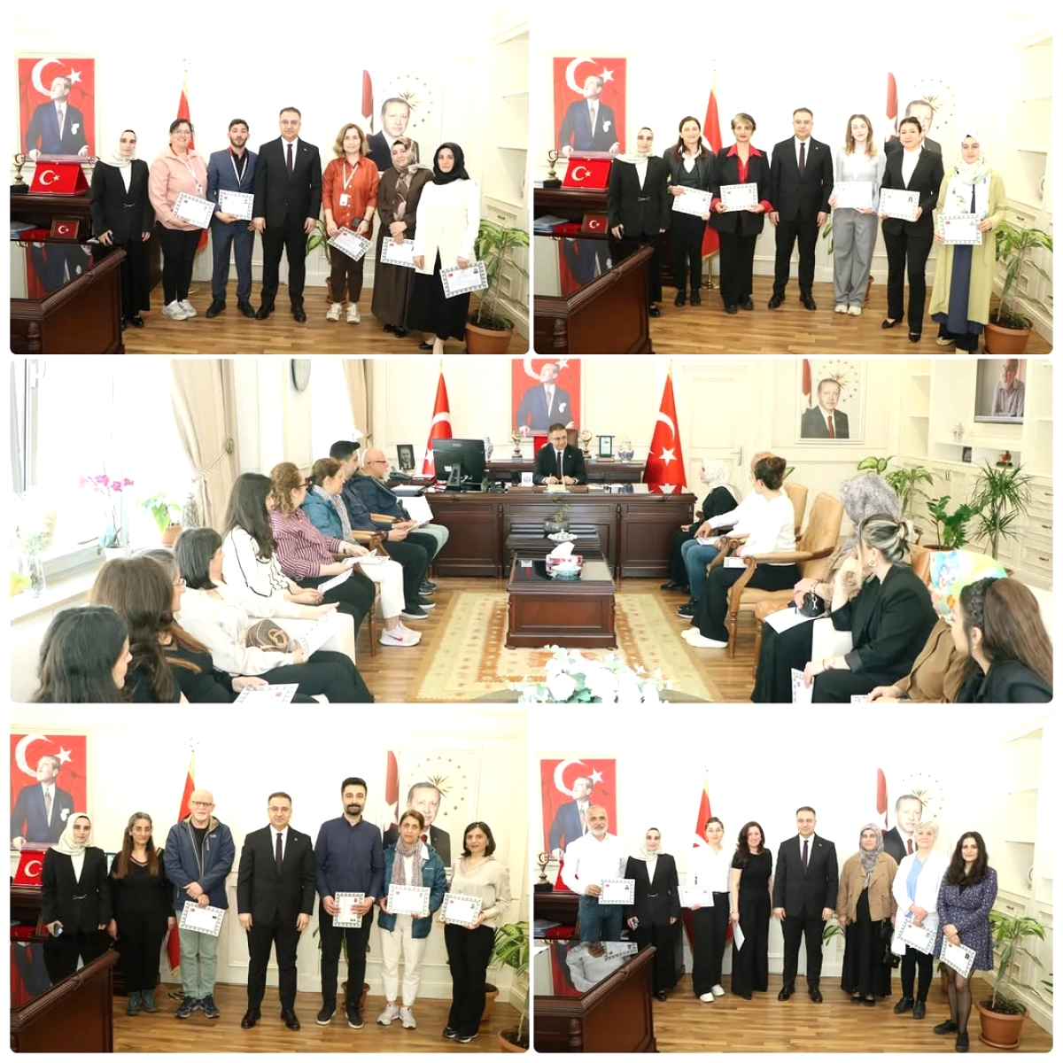 Sancaktepe'de Sağlık Çalışanlarına Başarı Belgeleri Verildi