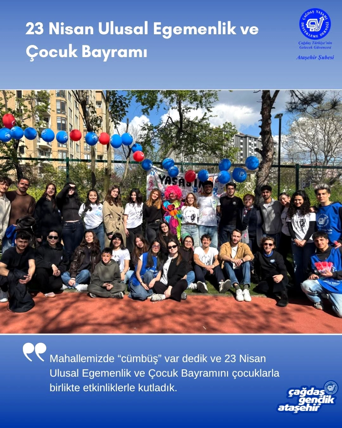 Ataşehir'de Çocuklar 23 Nisan'ı Atölyelerle Kutladı