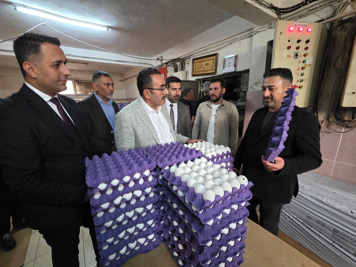 AK Partili Doğru, Adana'daki Yumurta Üretim Tesisinde İncelemelerde Bulundu
