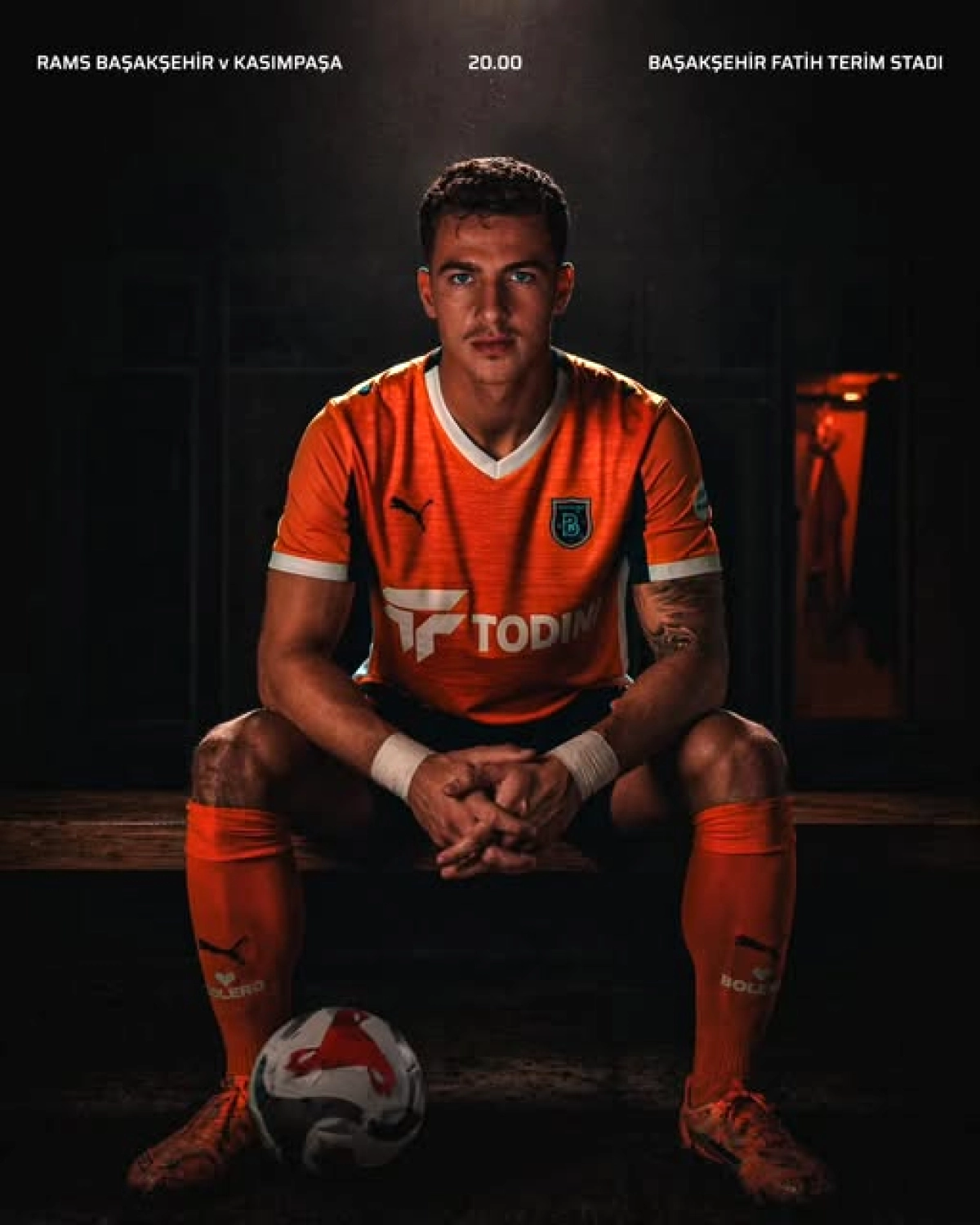 İstanbul Başakşehir - Kasımpaşa Maçı 20:00'de Başakşehir Fatih Terim Stadyumu'nda