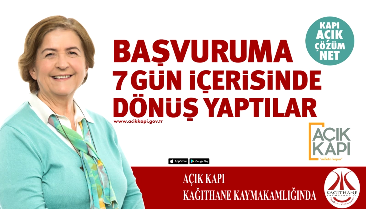 Kağıthane Kaymakamlığı Açık Kapı ile Vatandaşa Hızlı Erişim