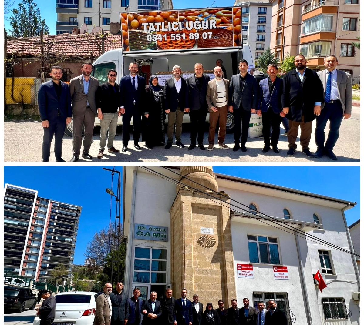 Yenimahalle'de Cuma Buluşması: Hz. Ömer Camii'nde Lokma İkramı