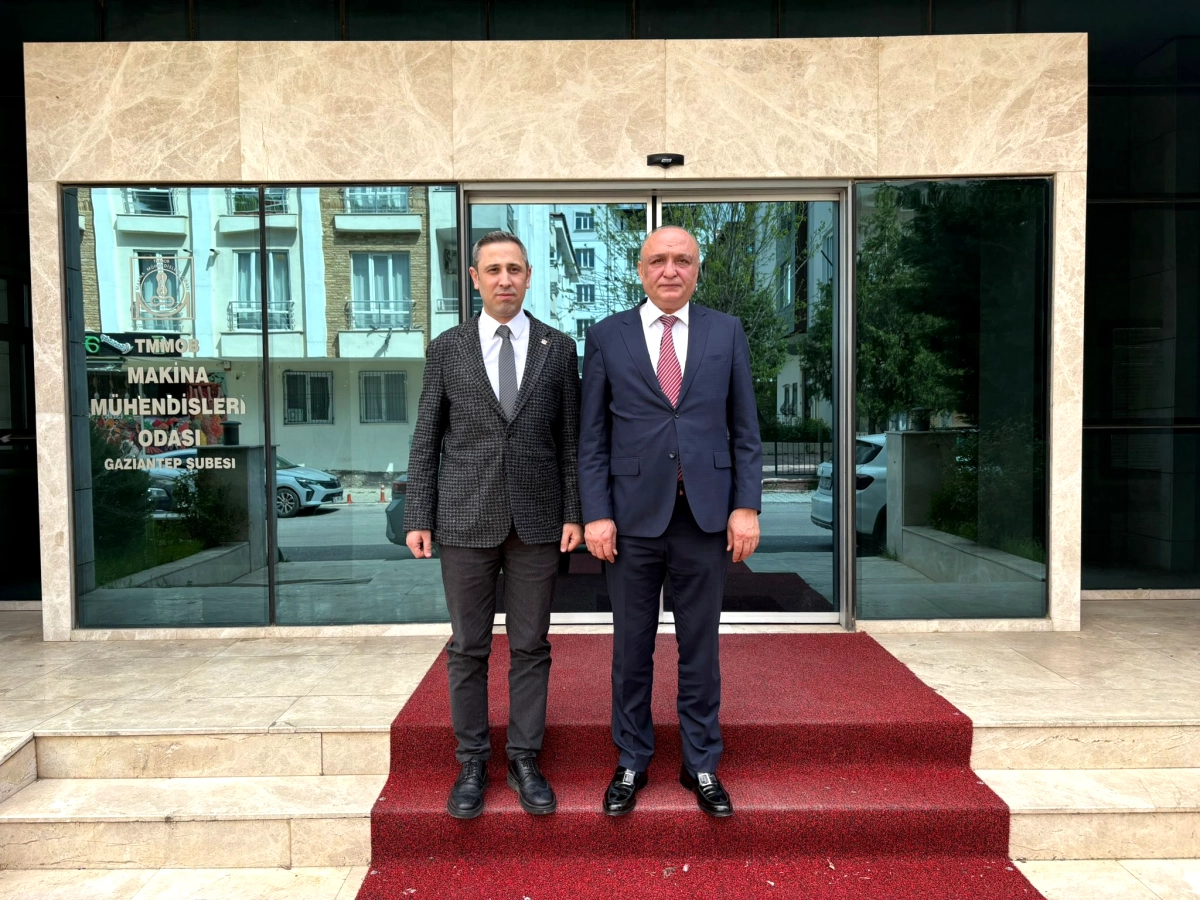 Melih Meriç, TMMOB Makina Mühendisleri Odası Gaziantep Şubesi'ni Ziyaret Etti