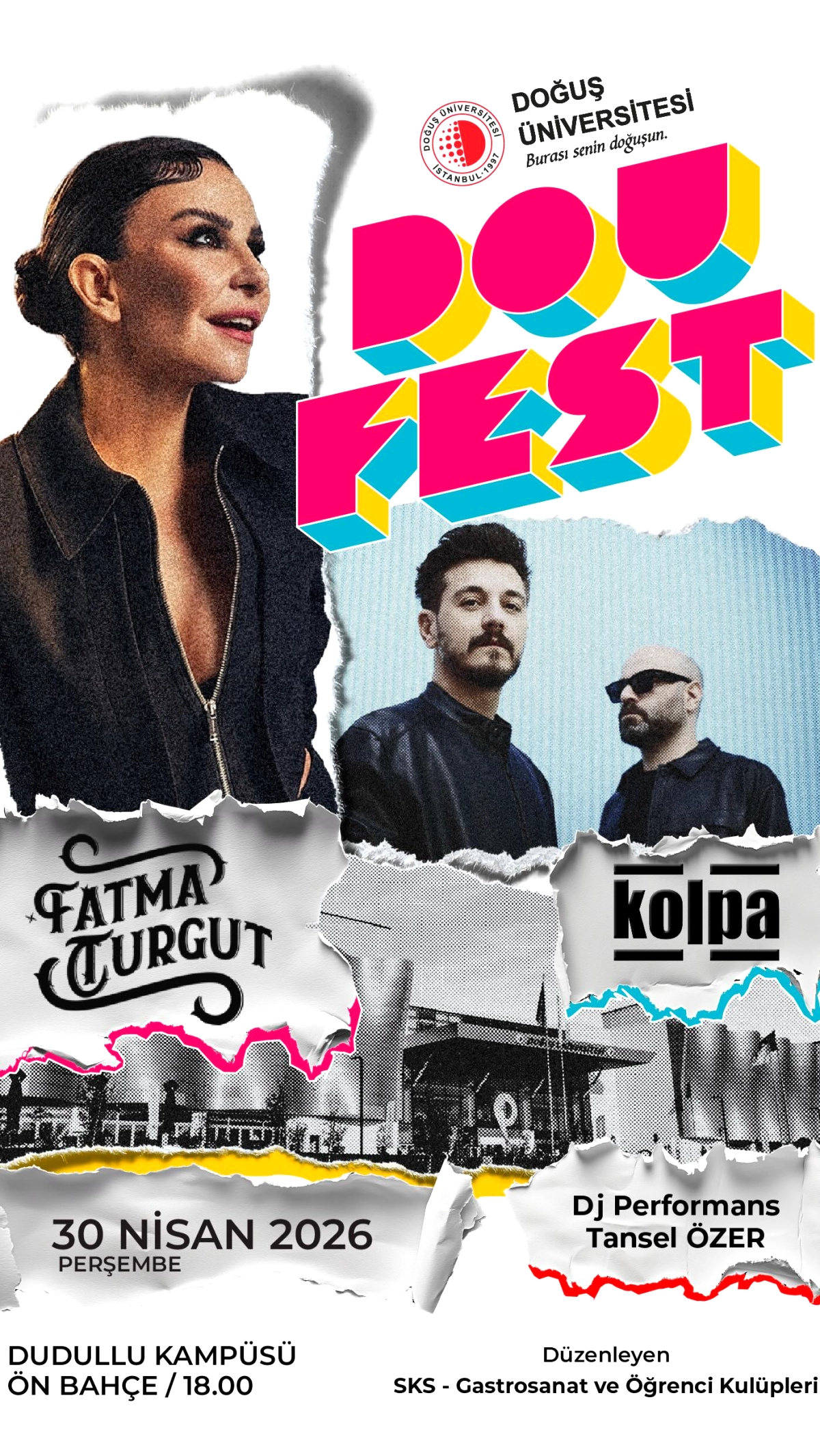 Doğuş Üniversitesi'nde Müzik Şöleni: DOU FEST 30 Nisan'da