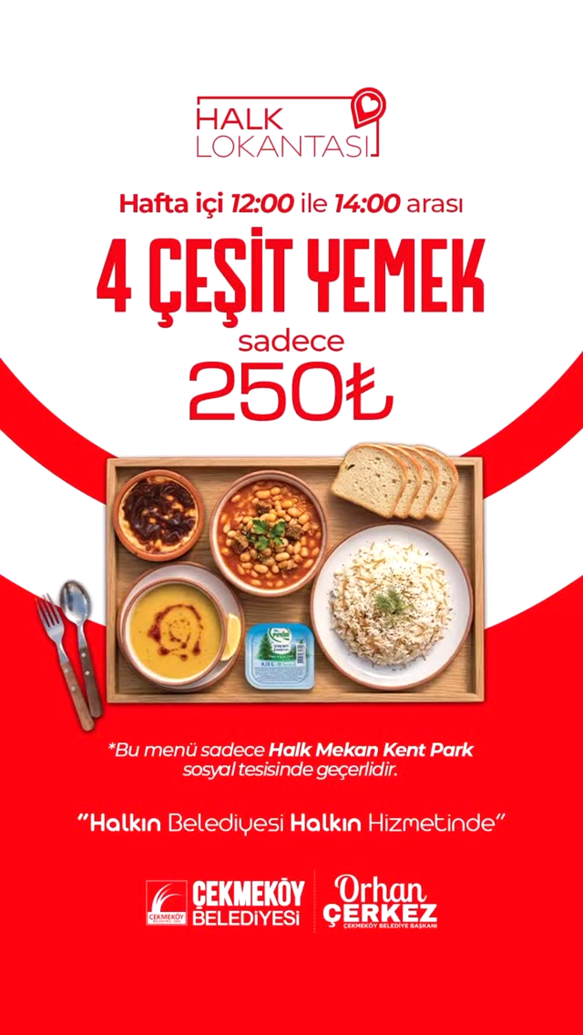 Çekmeköy'de Öğle Yemeği 250 TL! Belediye Vatandaşı Sofrada Buluşturuyor