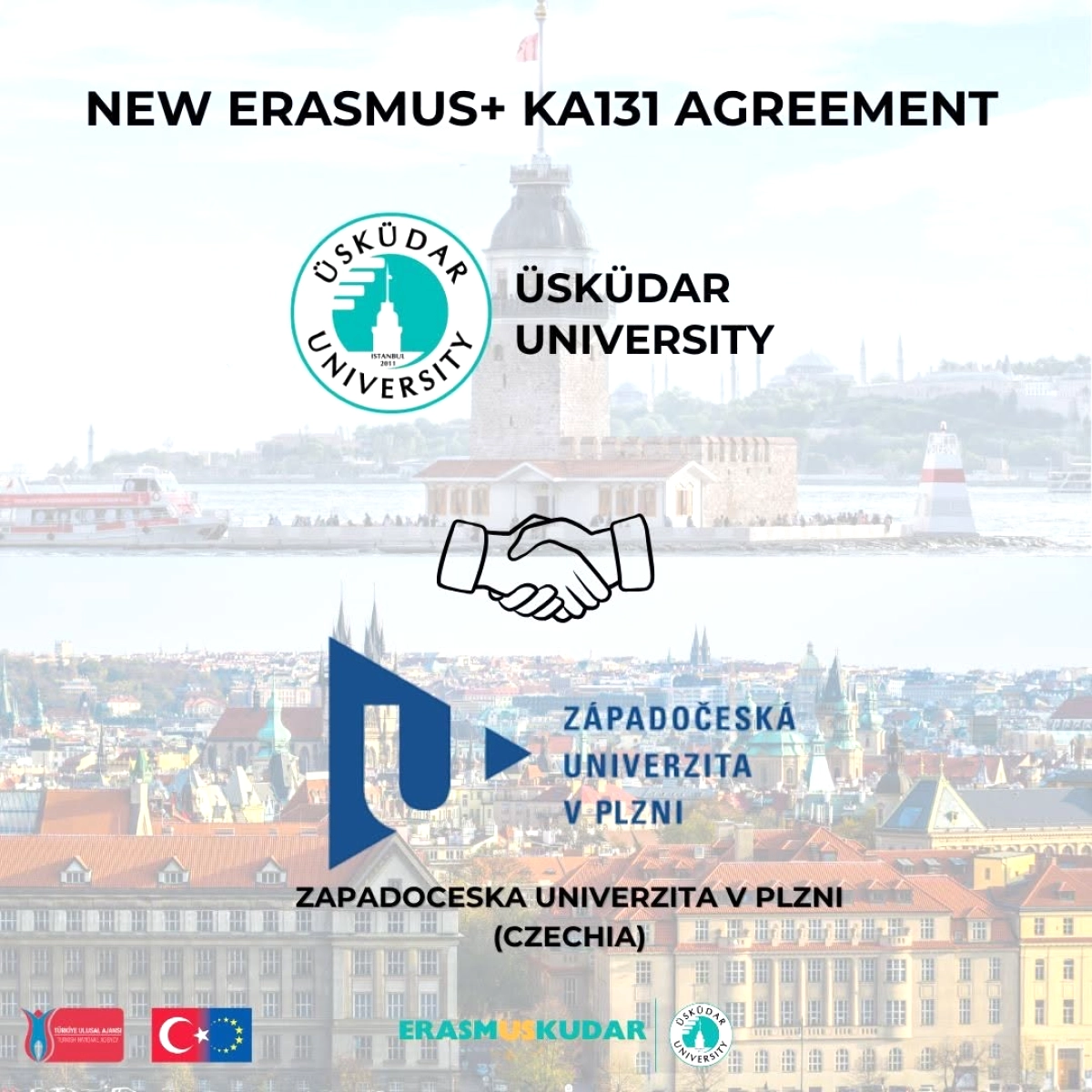 Üsküdar Üniversitesi, Çekya'daki Üniversite ile Erasmus Anlaşması İmzaladı