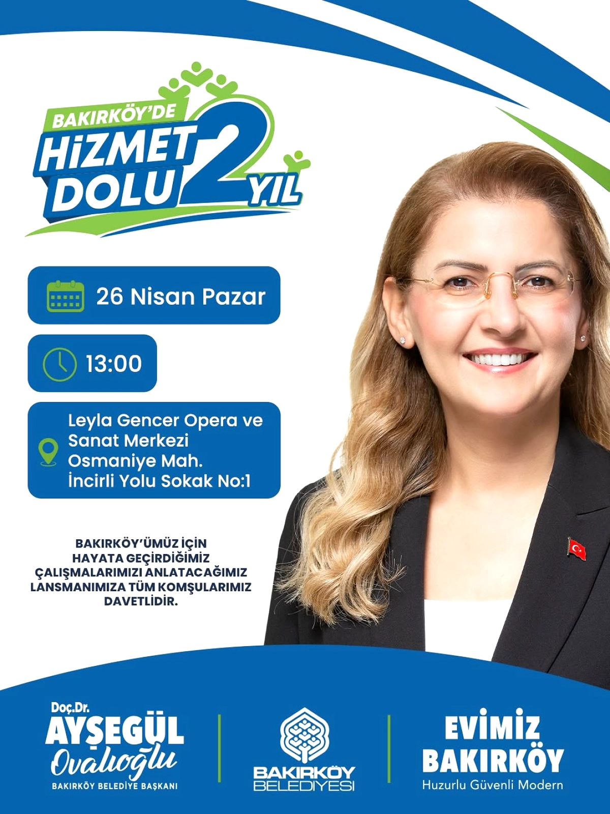Bakırköy'de 2 Yıllık Çalışmalar ve Gelecek Projeler Lansmanı