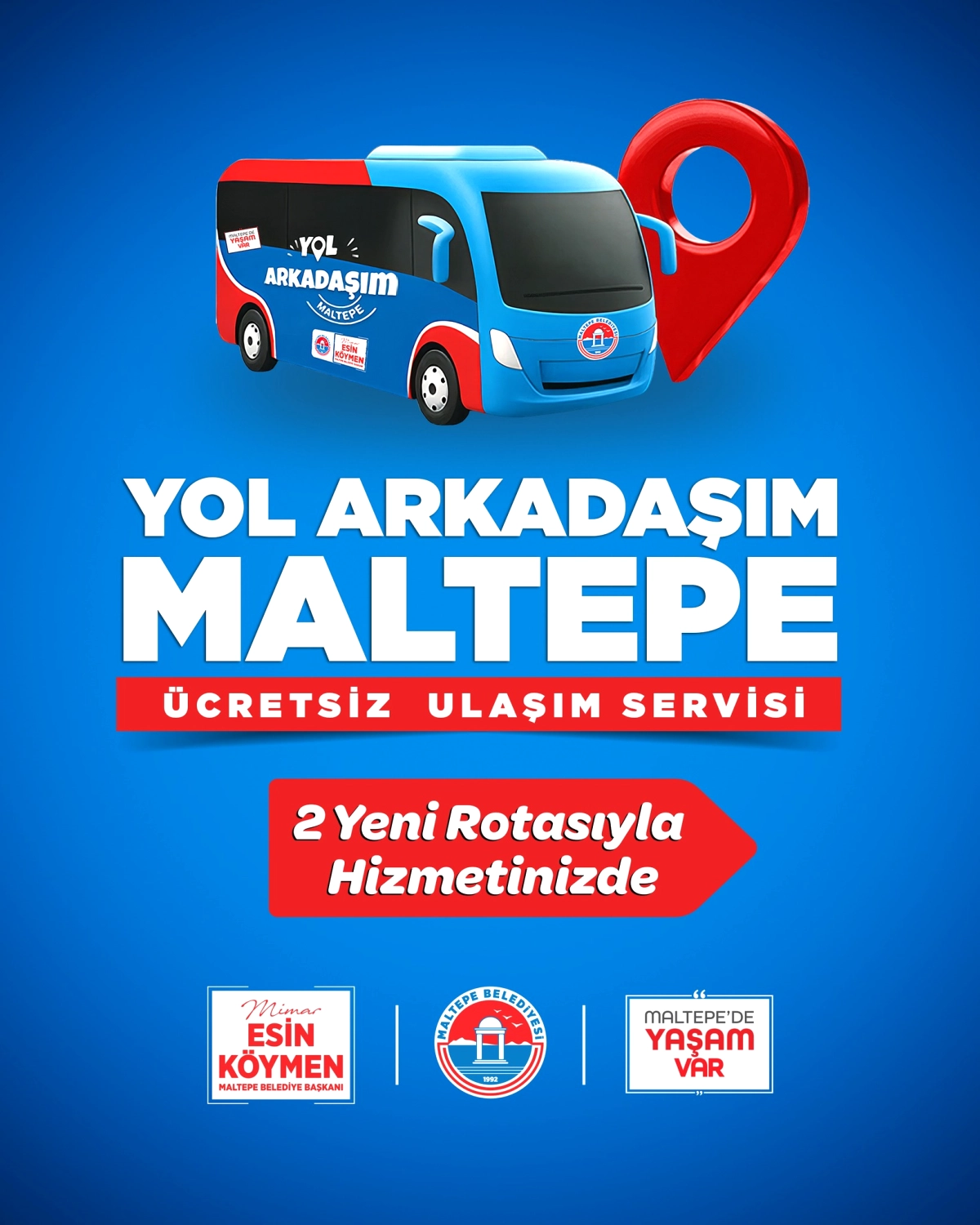 Maltepe'de Pazar Ulaşımı Kolaylaşıyor: İki Yeni Ücretsiz Servis Rota