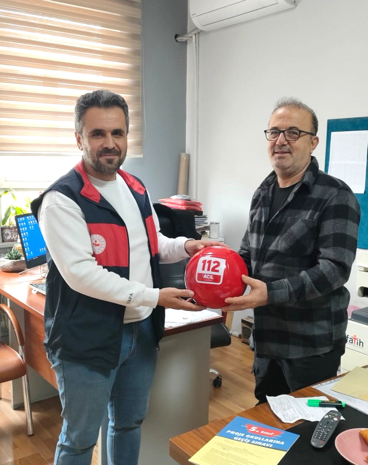 Konya'da 112 Acil Çağrı Merkezi Öğrencilerle Buluştu