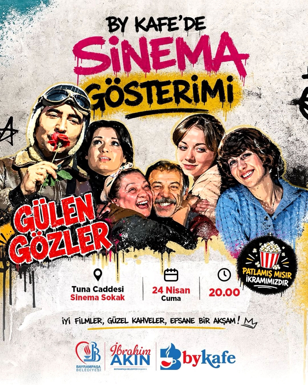 Bayrampaşa'da Sinema Keyfi: Gülen Gözler Filmiyle Nostaljik Akşam