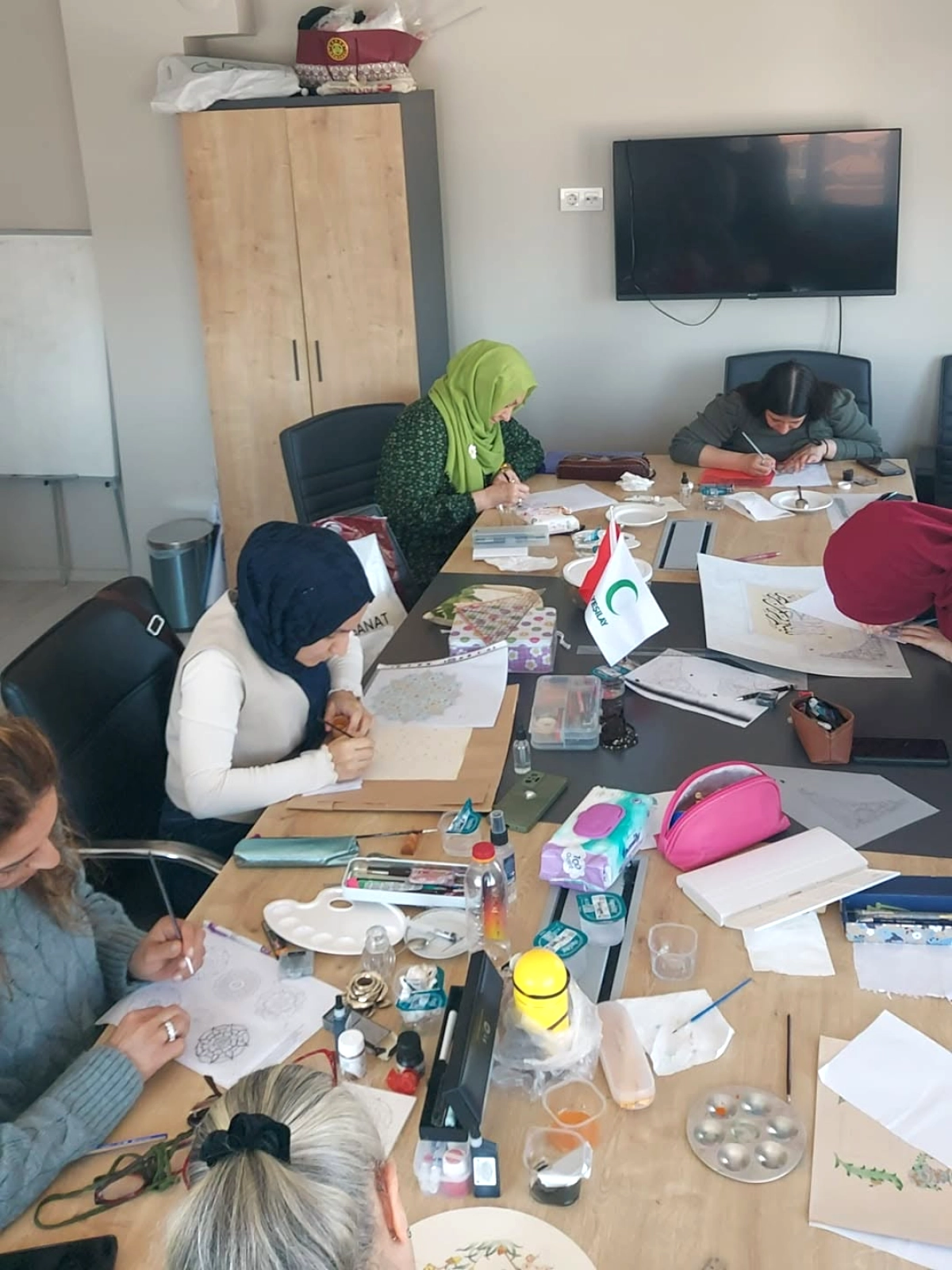 Eyüpsultan'da Tezhip Sanatıyla Bağımlılıkla Mücadele Farkındalığı