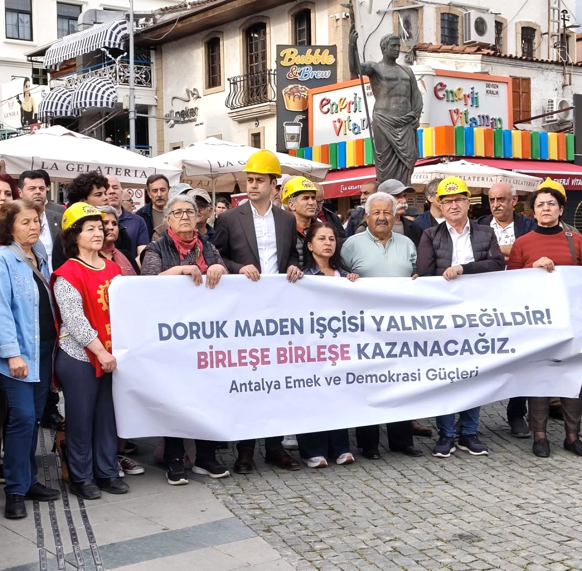 Muratpaşa CHP'den Ankara'daki Maden İşçisi Direnişine Destek