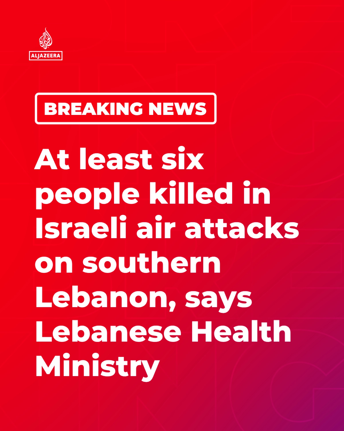 İsrail Lübnan'a Ateşkes Altında Saldırdı: 6 Ölü, 2 Yaralı