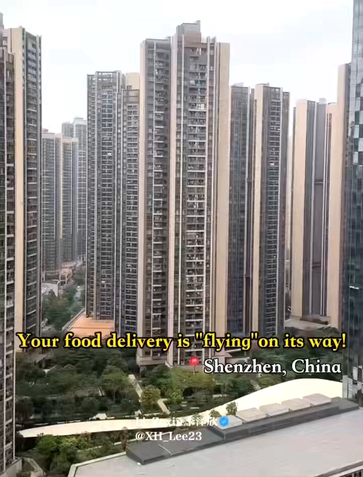 Çin'de Yemek Teslimatı Dönüşümü: Dronlar Sokağa İndi