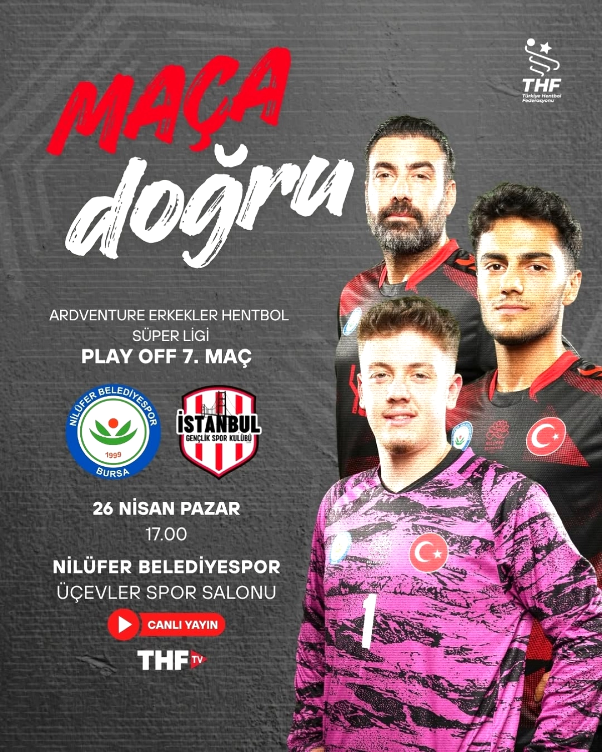 Nilüfer Belediyespor Play Off 7. Maçında — Yarın 17:00'de Üçevler'de