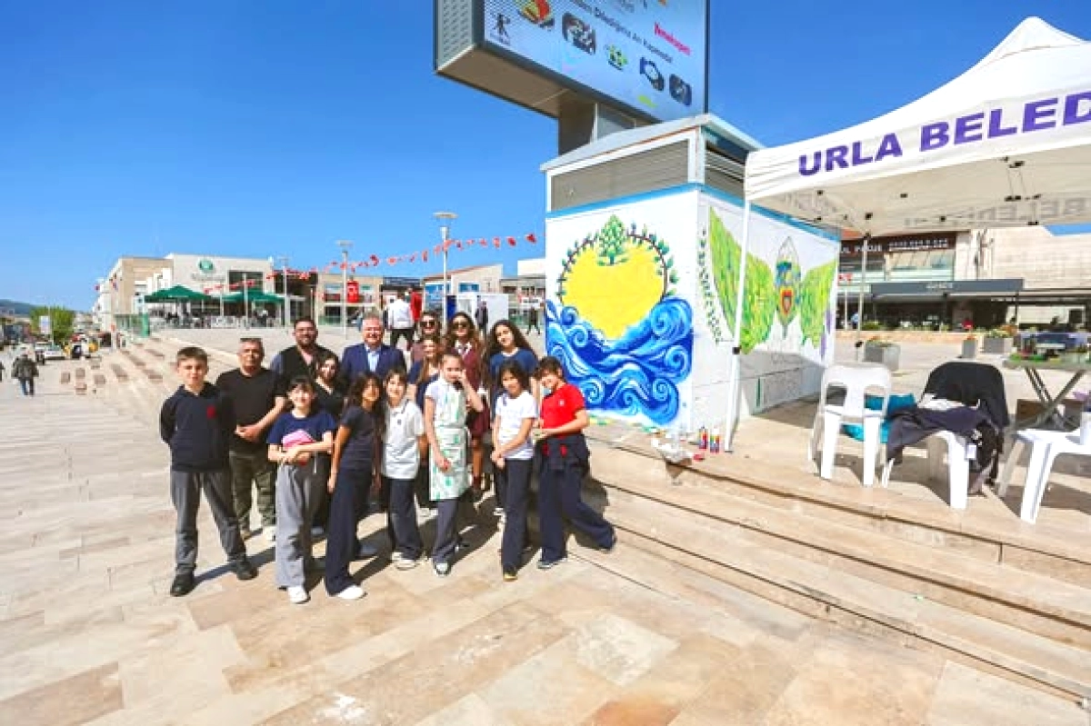 TED İzmir Koleji Öğrencileri Urla'da Sanat Çalışması Gerçekleştirdi