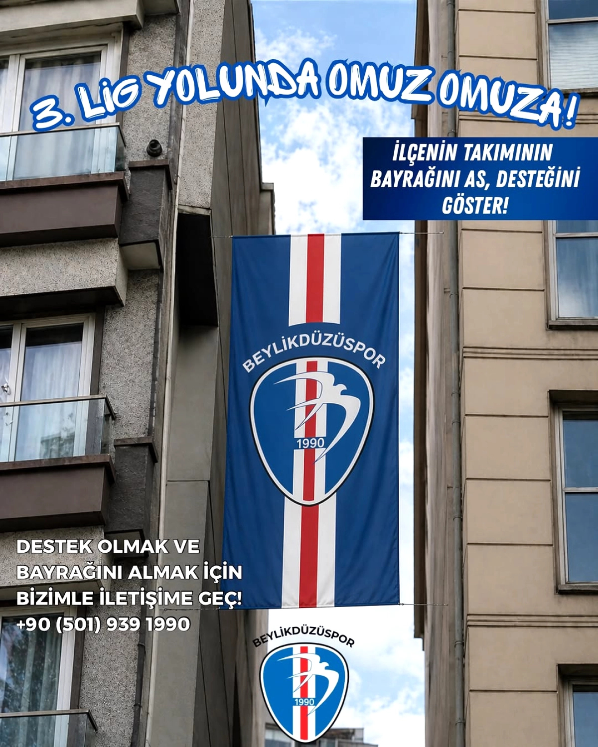 Beylikdüzüspor Taraftarlarına 3. Lig Play-Off Çağrısı