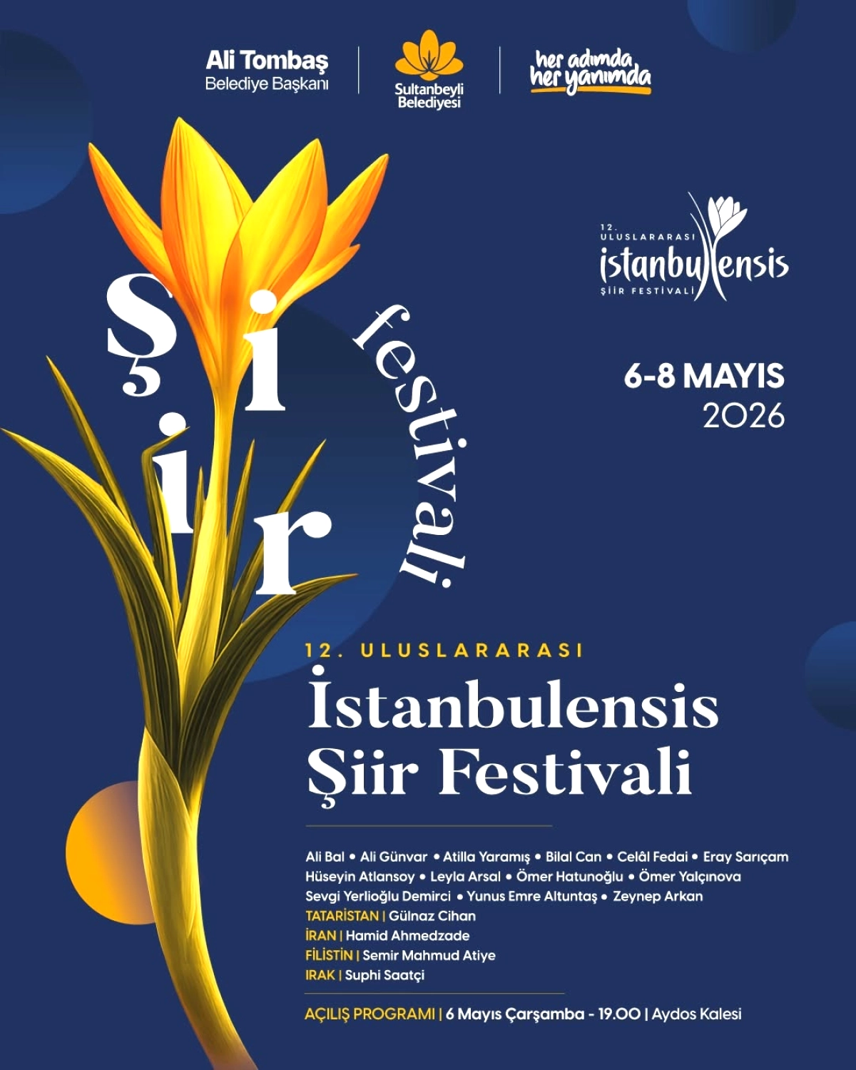 12. İstanbulensis Şiir Festivali Aydos Kalesi'nde Başlıyor