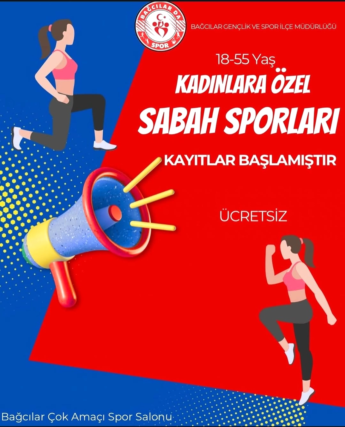 Bağcılar'da Kadınlara Özel Ücretsiz Sabah Sporları Başladı