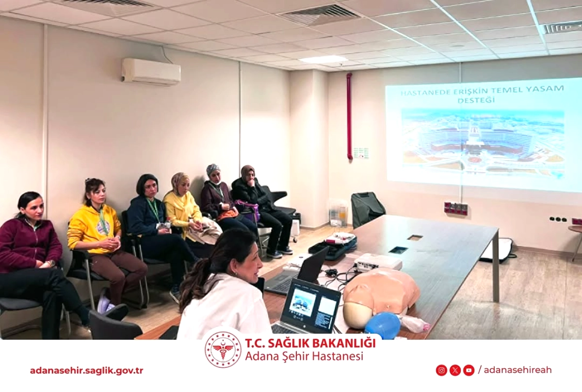 Adana'da CPR Eğitimi: Hastane Personeline Hayat Kurtaran Kurs