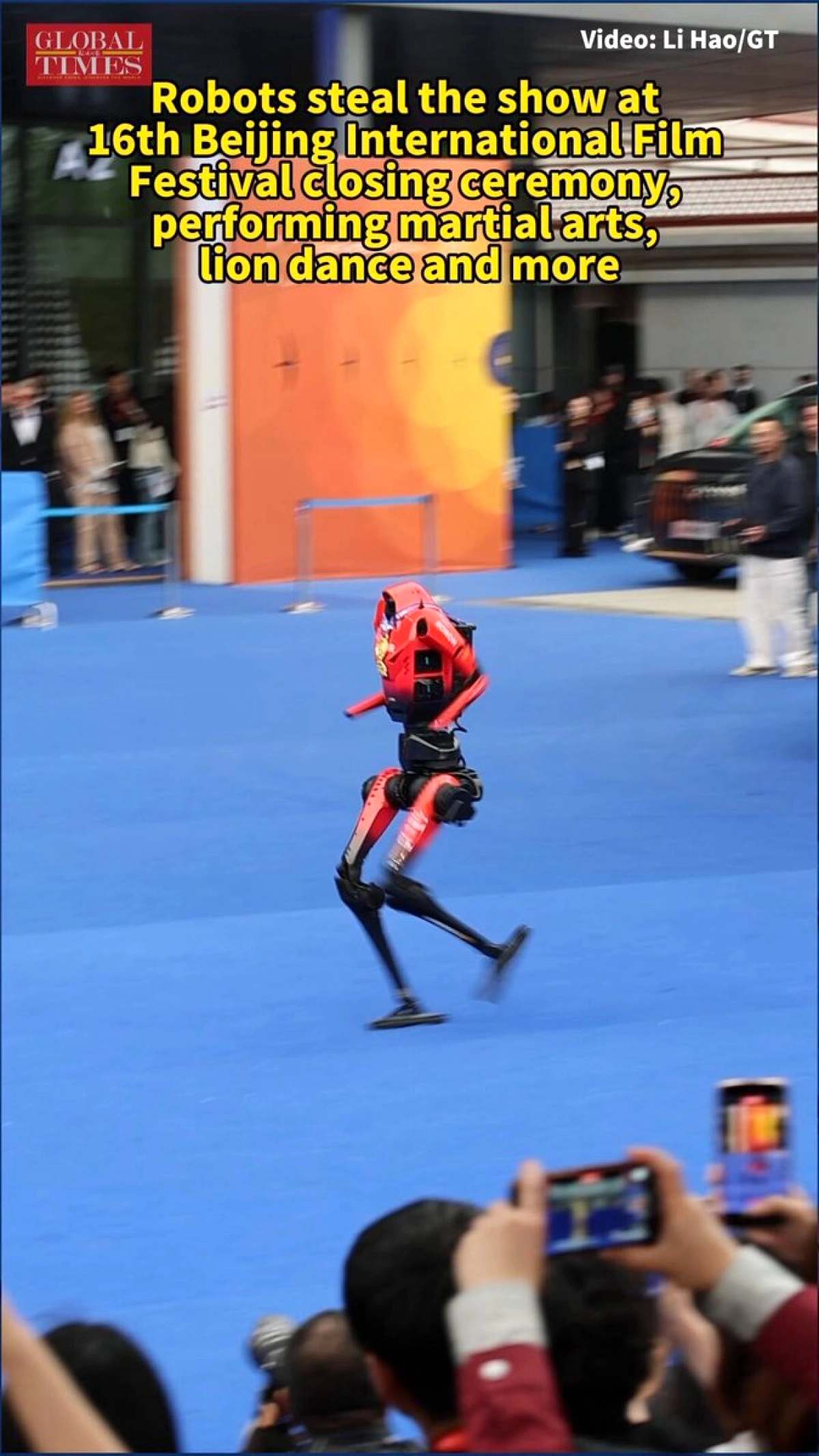 İnsansı Robotlar Pekin Film Festivali'nde Sahne Aldı: Wushu ve Aslan Dansı