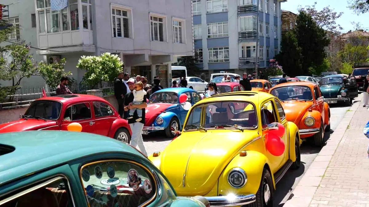 Ankara'da Özel Çocuklar Tosbağa Arabayla Konvoy Yaptı