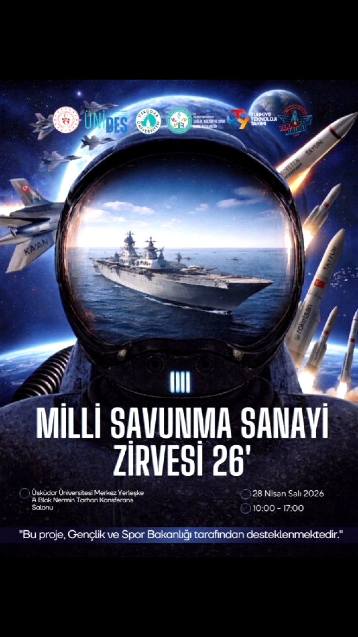 Savunma Sanayi Zirvesi Üsküdar Üniversitesi'nde: İHA'dan KAAN'a Teknoloji Buluşması