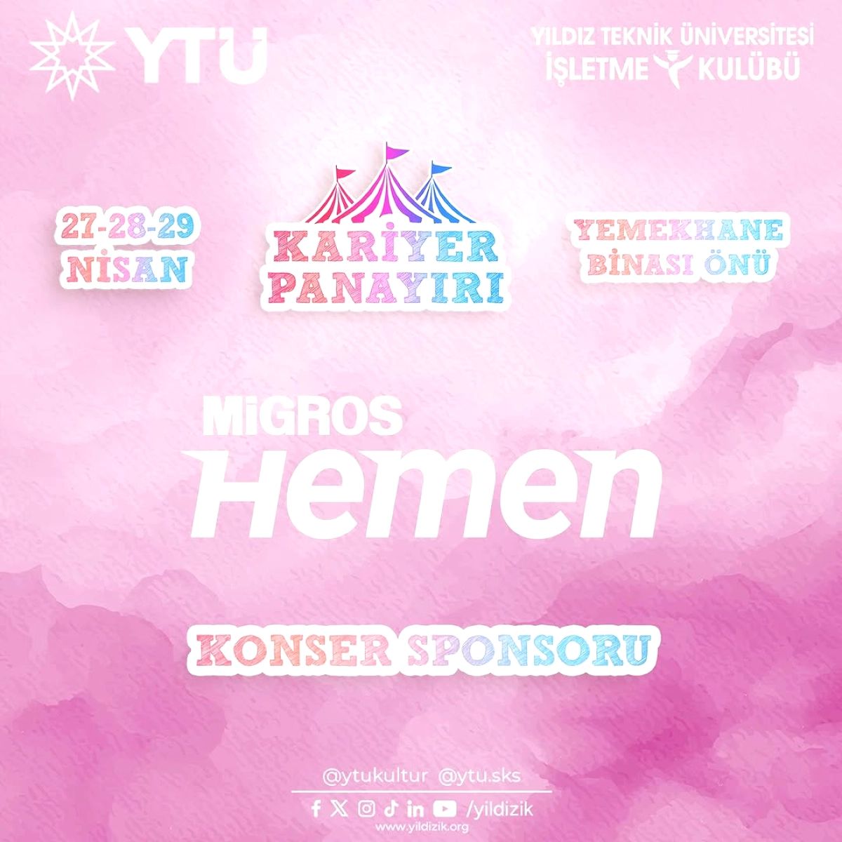 Yıldız İşletme Kulübü Kariyer Panayırı'nda 6 Büyük Firma Öğrencilerle Buluşuyor