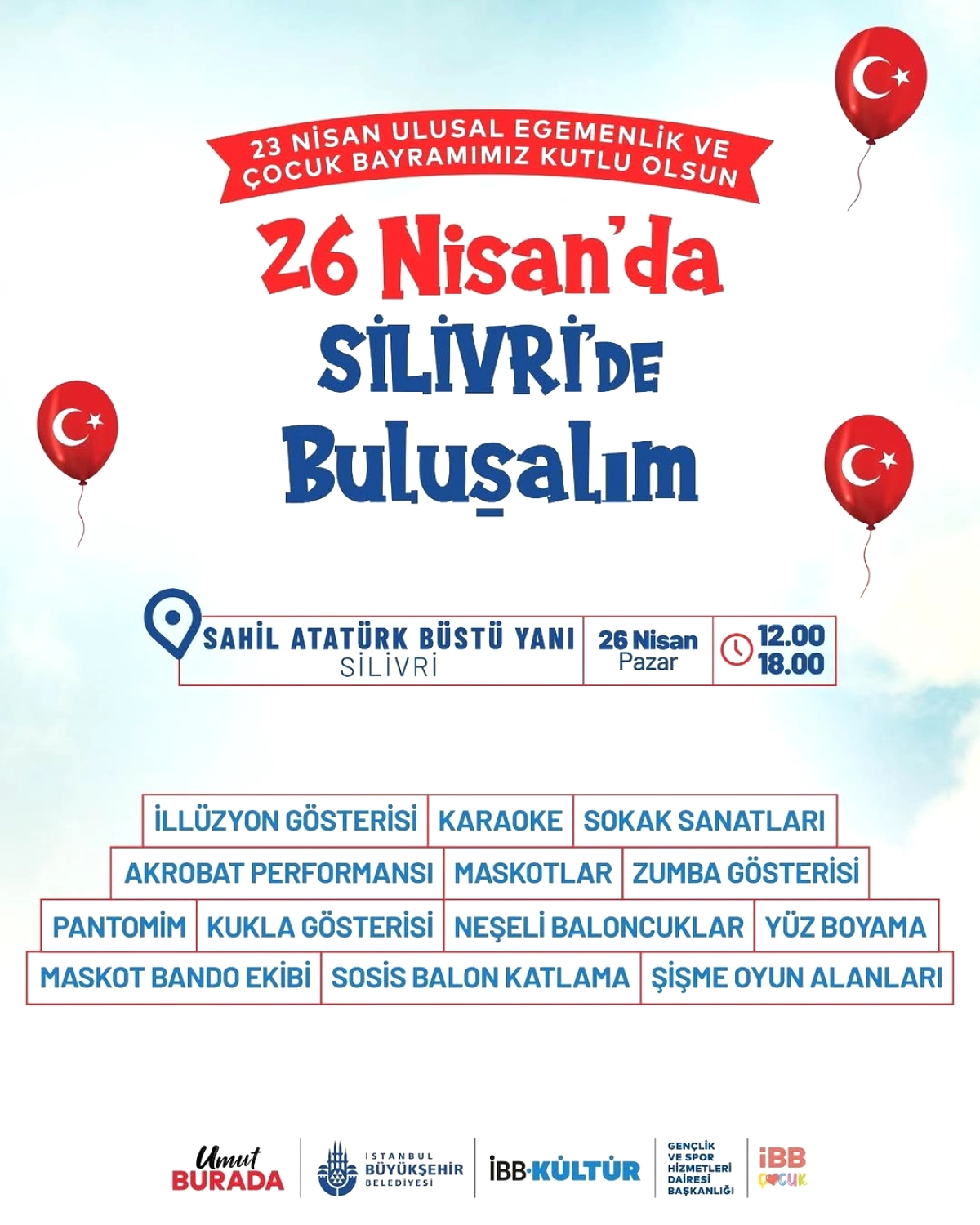 Silivri Sahilinde 23 Nisan Coşkusu: 12 Etkinlikle Çocuk Şenliği