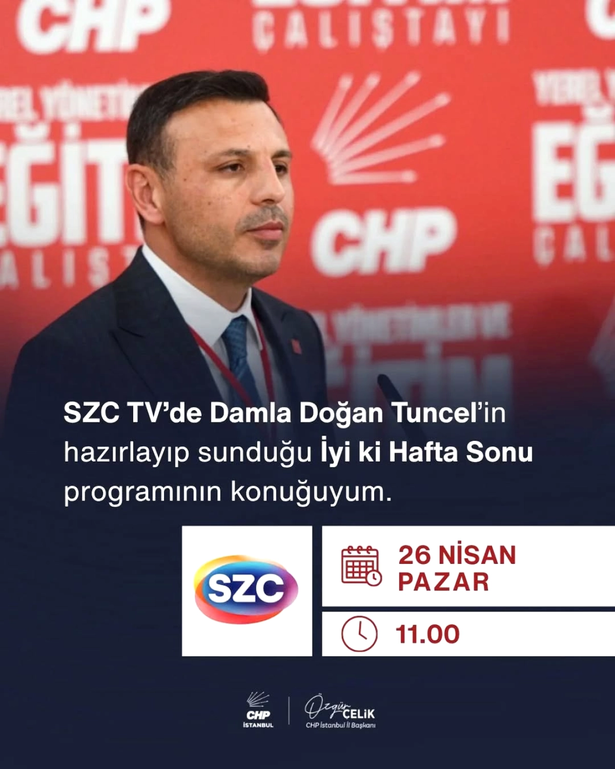 Özgür Çelik, Sözcü TV'de Gündemi Değerlendirecek