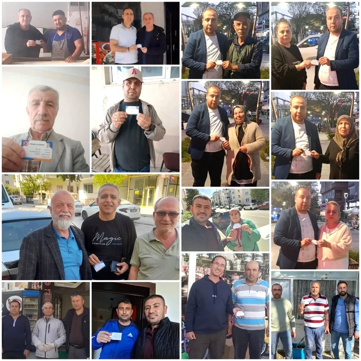 AK Parti Sincan Teşkilatı Mahalle Temsilcilerine Kimlik Kartları Verdi