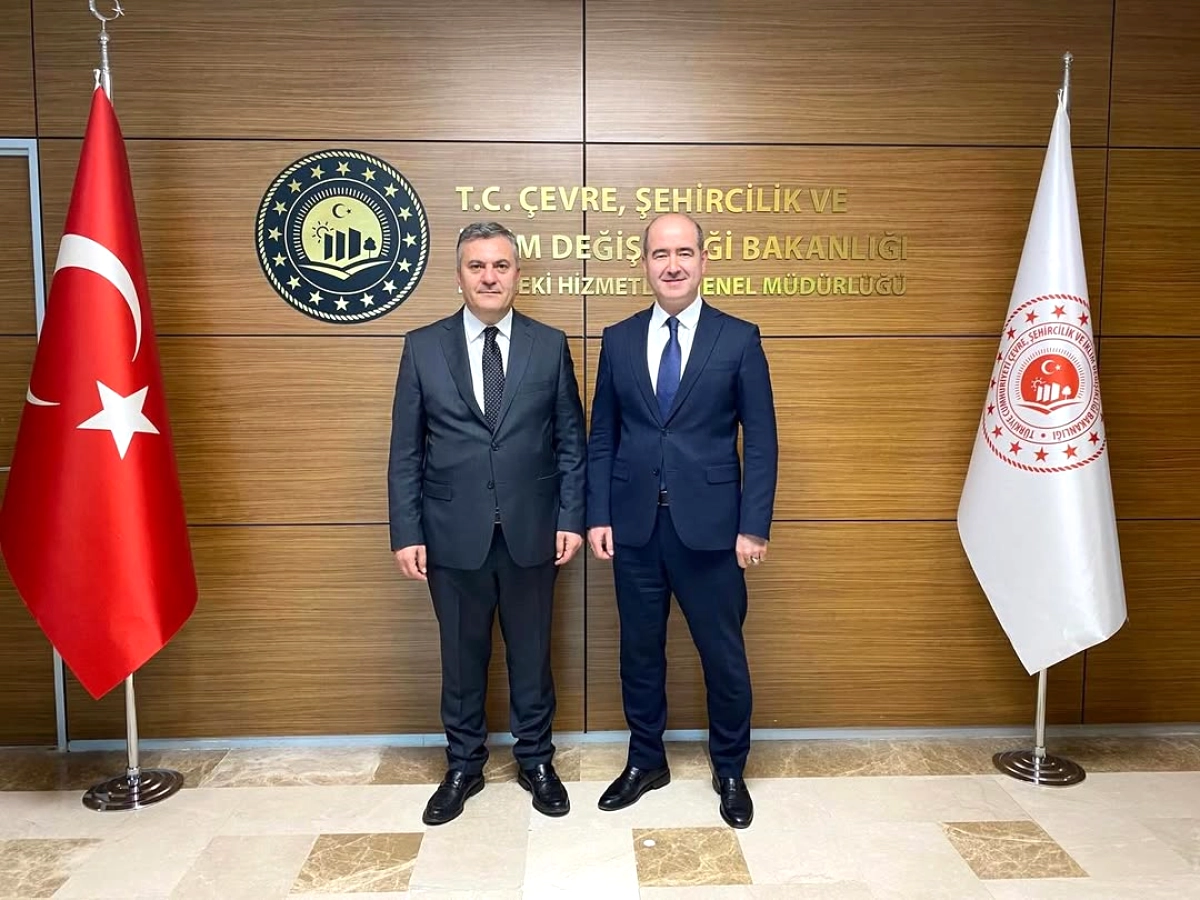 Çubuk Belediyesi Başkanı Demirbaş, Bakanlık Yetkilisi Bakır'ı Ziyaret Etti