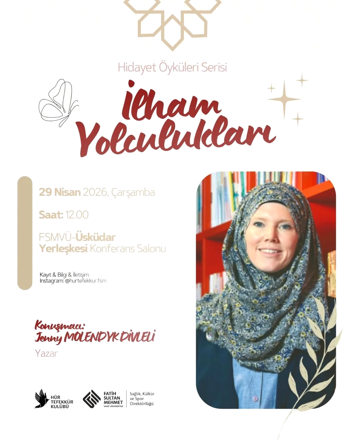 FSMVÜ'de Jenny Molendyk Divleli ile İlham Yolculukları: Kişisel Dönüşüm Hikayesi