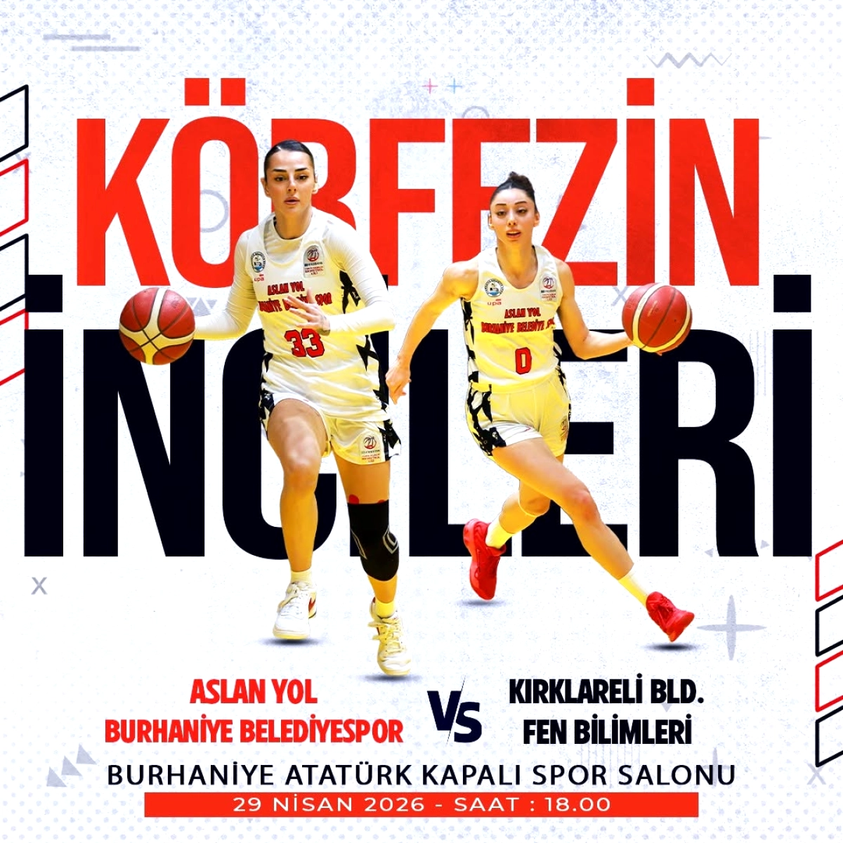 Burhaniye'de Play-Off Heyecanı: TKBL Çeyrek Final 2. Maçı Yarın