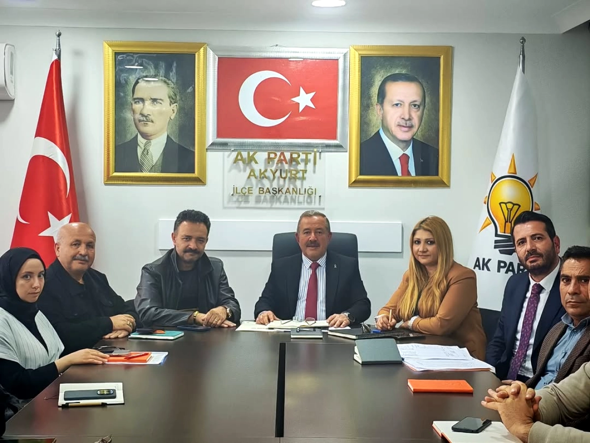 Akyurt AK Parti İlçe Toplantısı Gerçekleştirildi