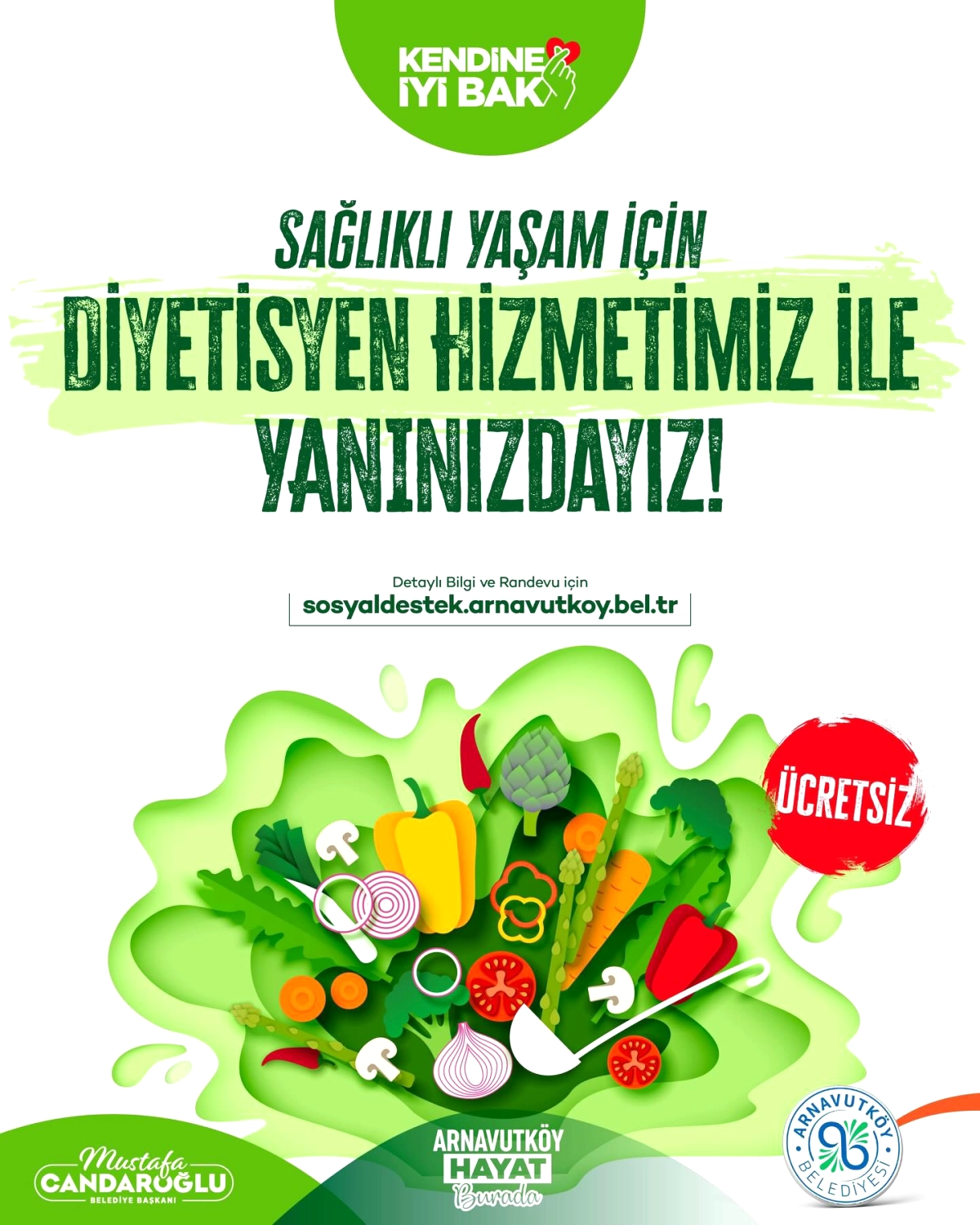 Arnavutköy'de Ücretsiz Diyetisyen Hizmeti: Sağlıklı Yaşam İçin Destek