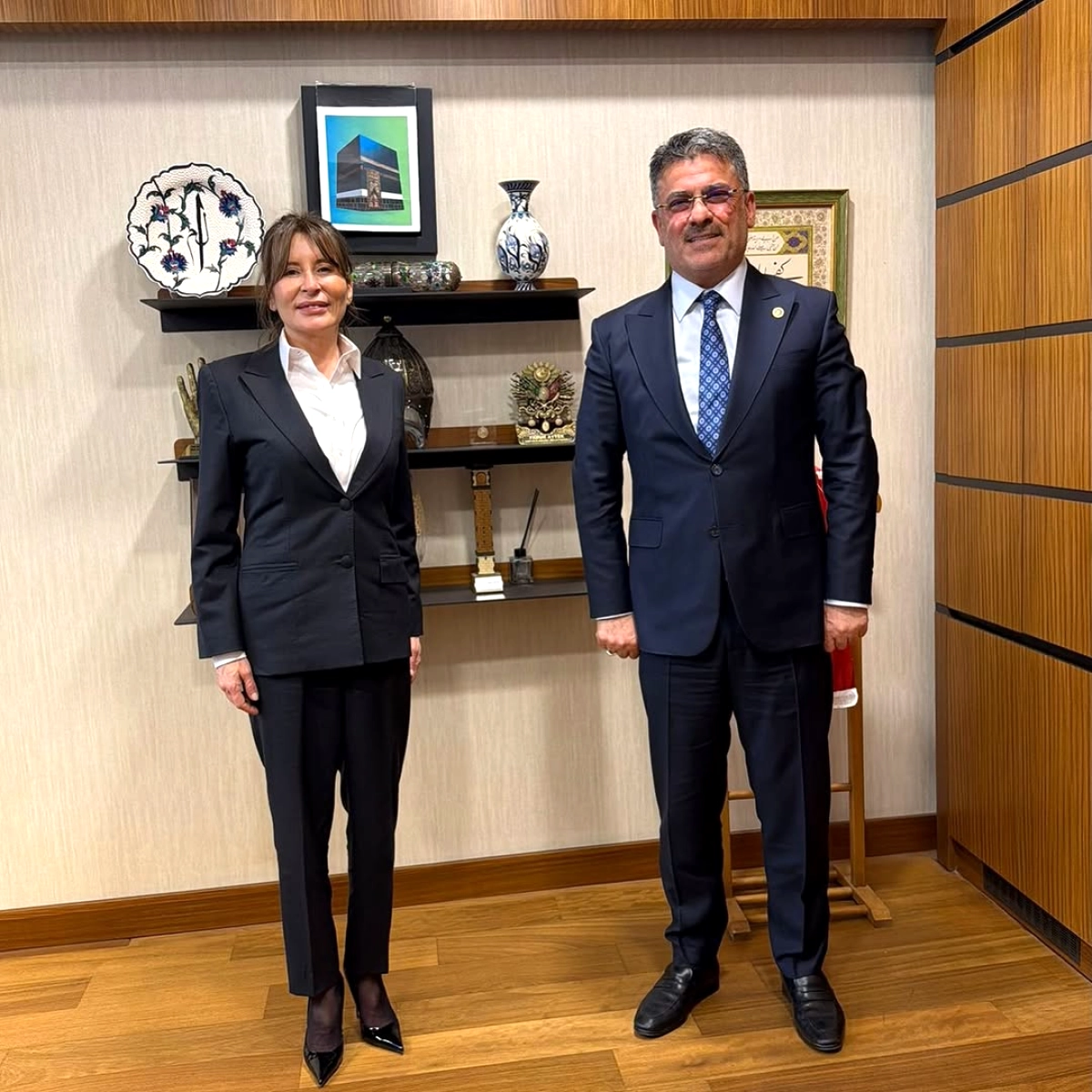 AK Parti Milletvekili Faruk Aytek, Filiz Kepme'yi TBMM'de Ağırladı