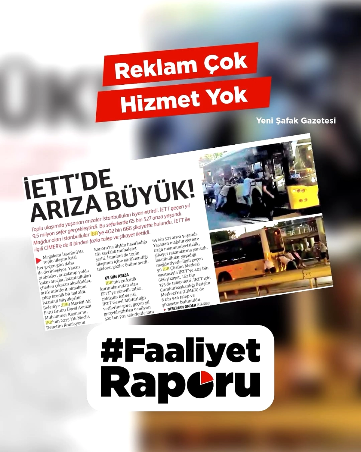 AK Parti'den İBB'ye Faaliyet Raporu Tepkisi: 