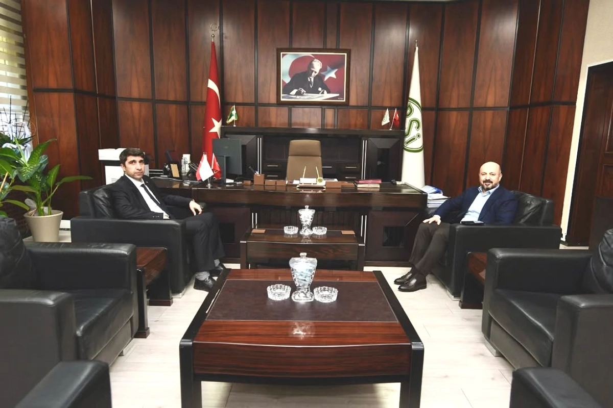 Sağlık Müdürü Halil Nacar, DSİ 6. Bölge Müdürü'nü Ziyaret Etti